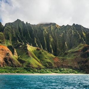 Napali Coast Boat Trip on Honeymoon