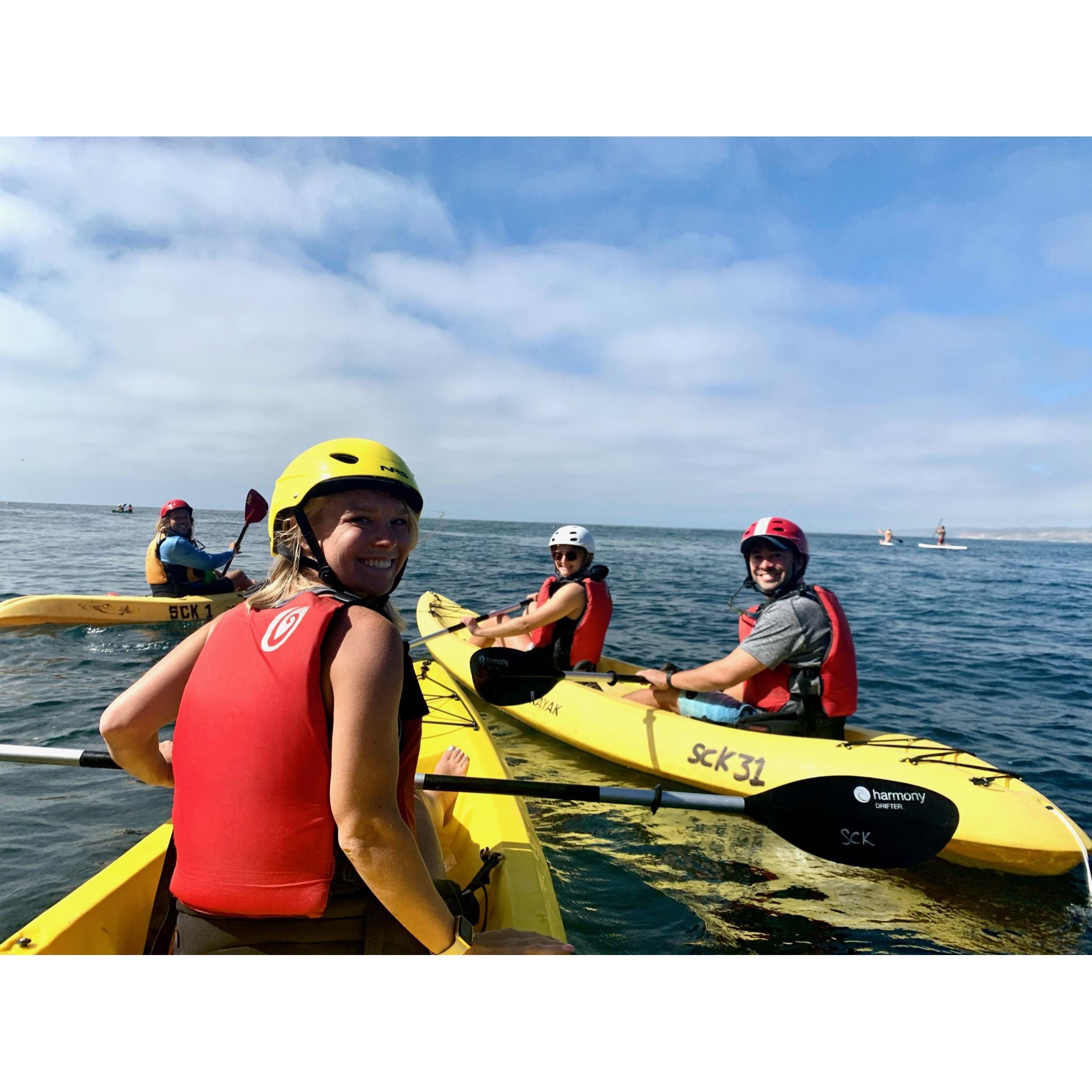 Kayak adventure in San Diego