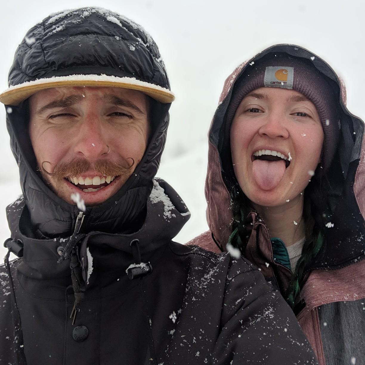 When winter's first snow hits!