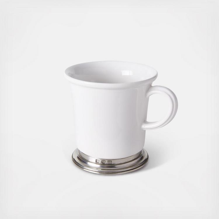 MATCH Pewter Espresso Cup with Saucer