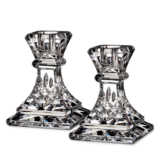 Waterford Lismore 4" Candlestick, Set of 2