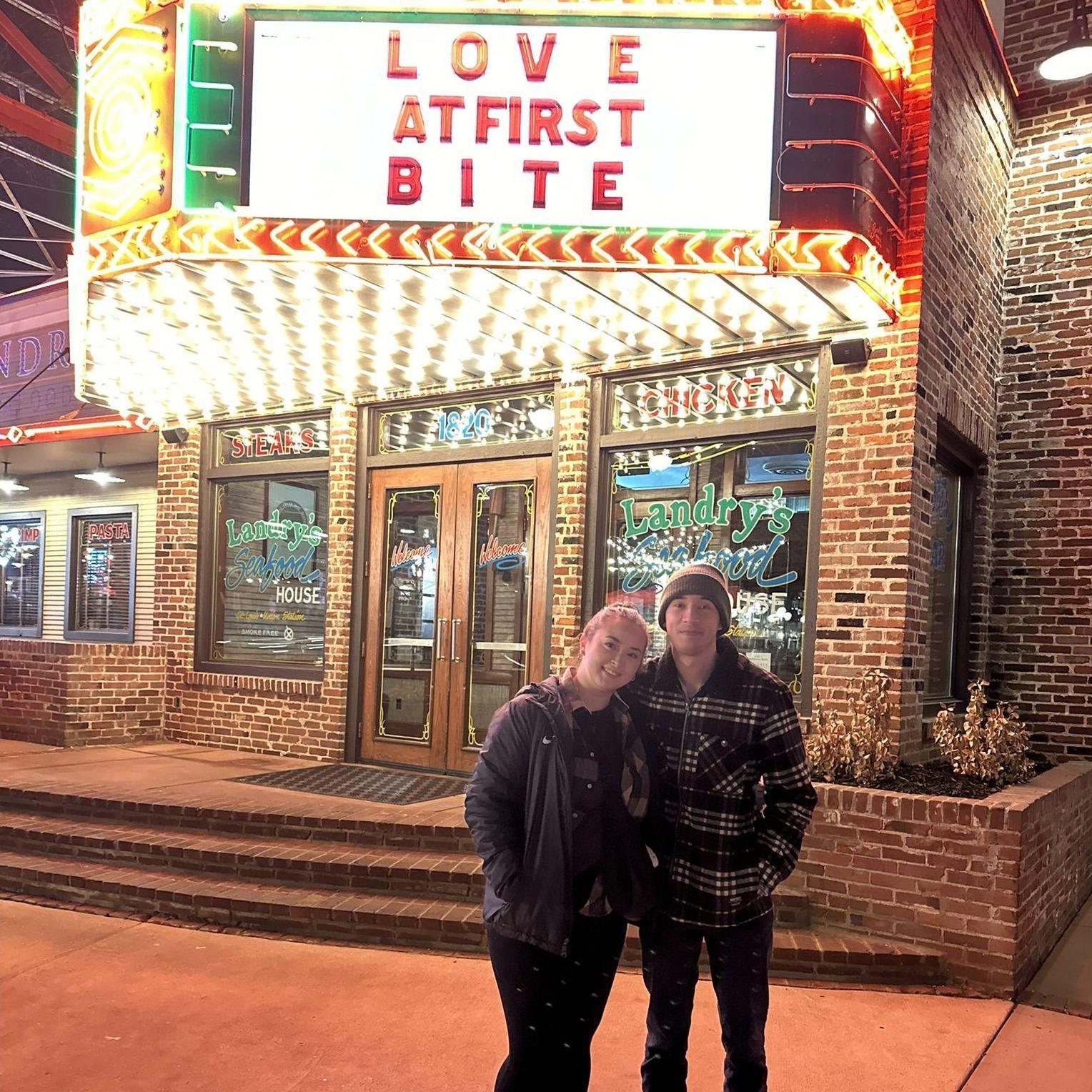 Recreated our first date for our fourth anniversary! February 26, 2024