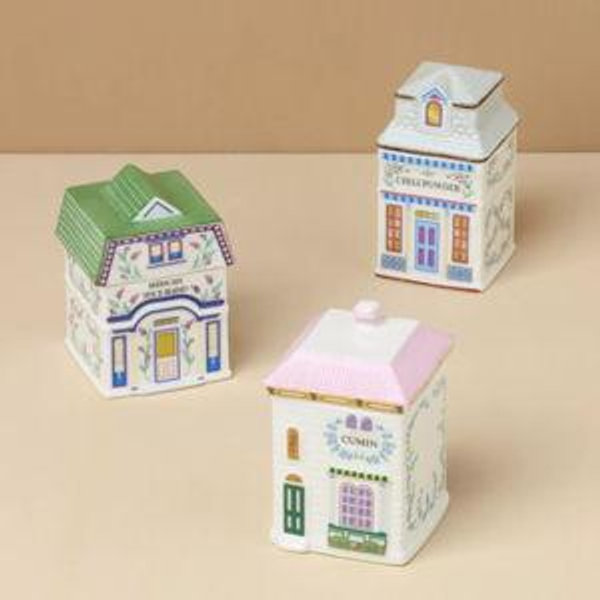 Lenox Spice Village 3-Piece Santa Fe Spice Jar Set