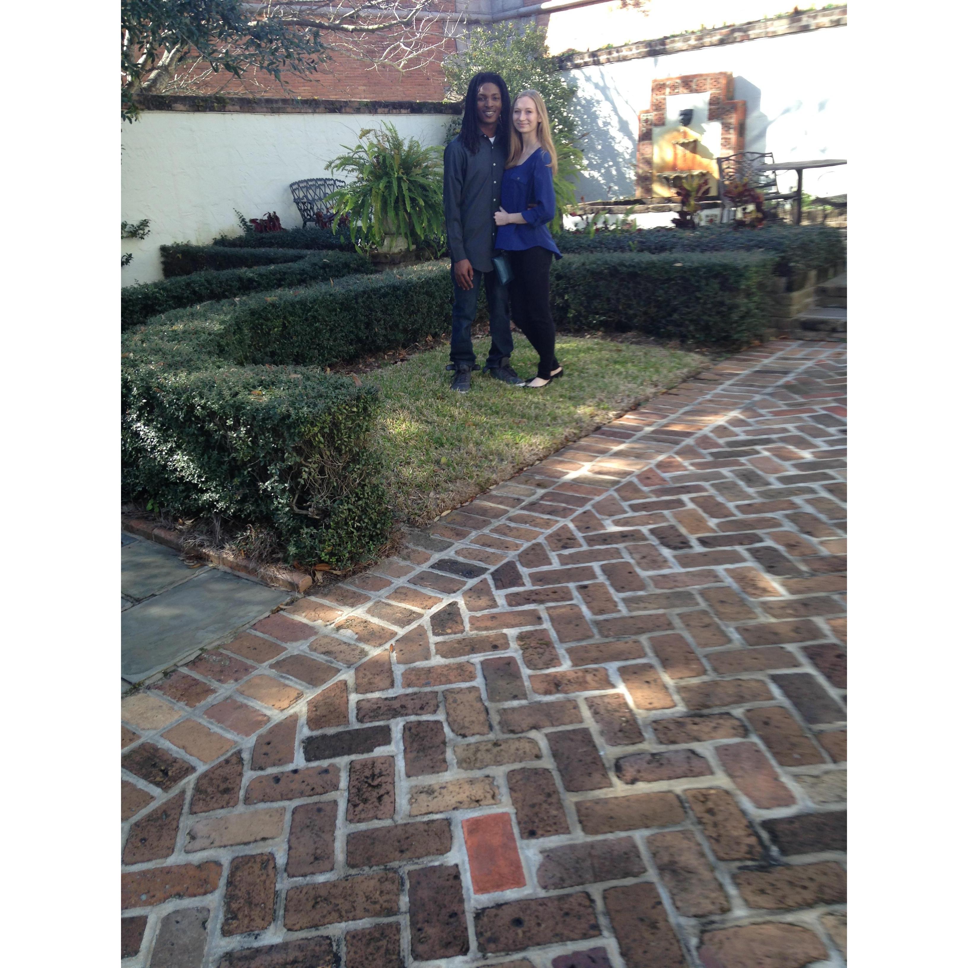 Valentine's Day date to the Bragg Mitchell home in downtown Mobile. 2016