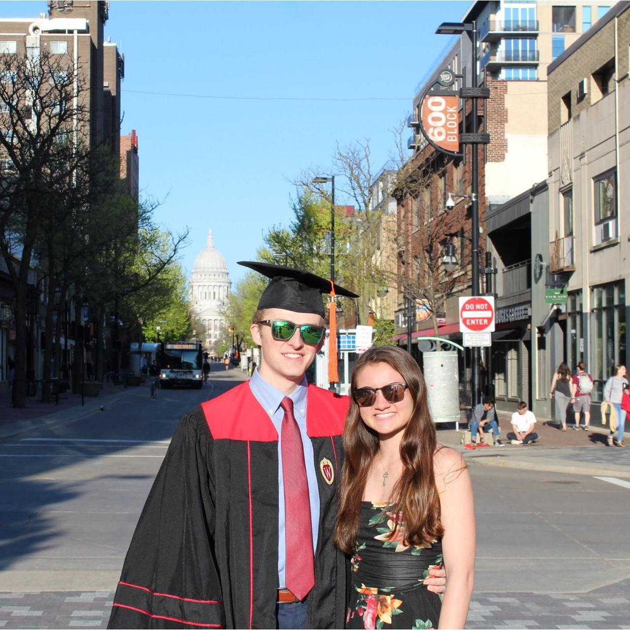 Max graduated UW-Madison!