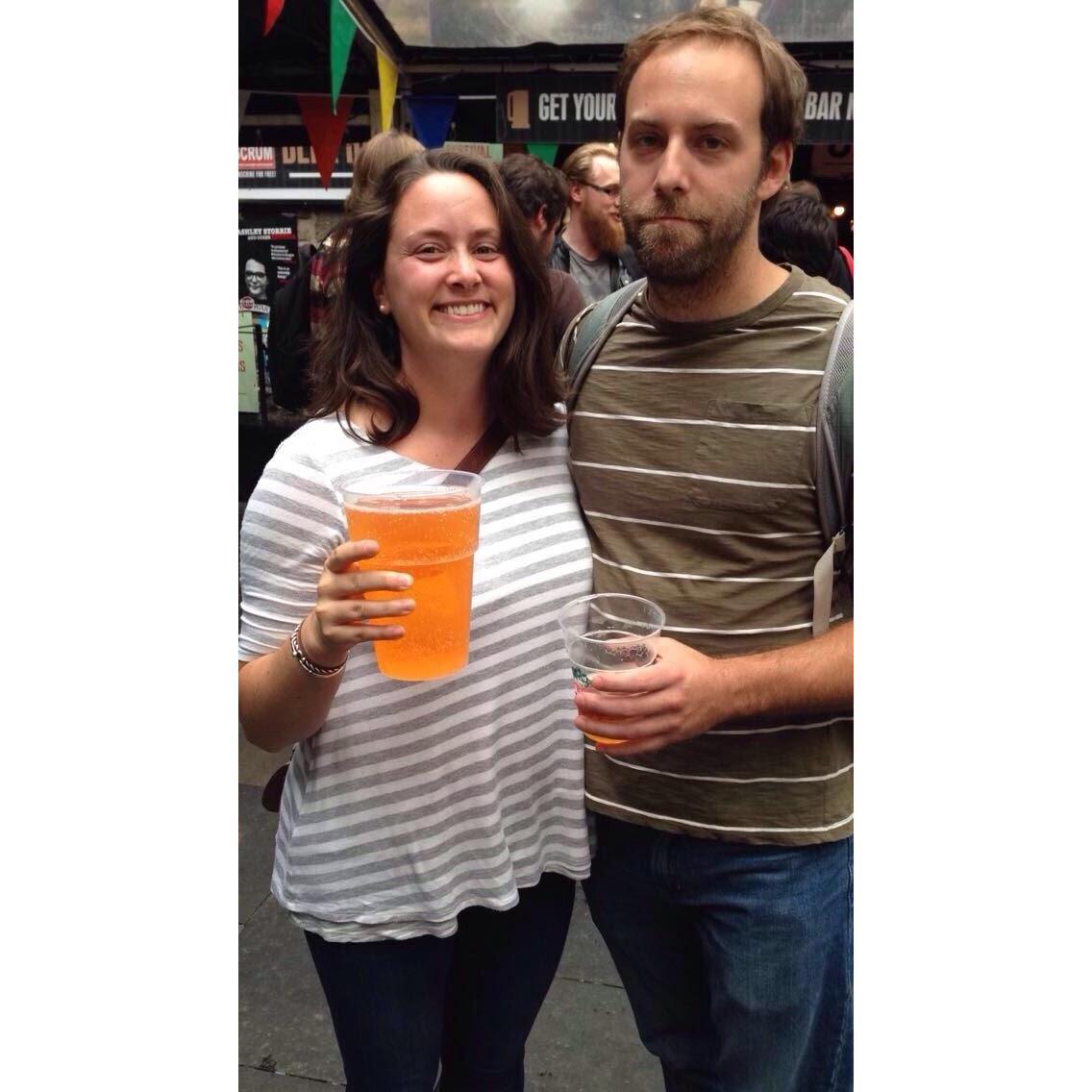 On our family trip in Edinburgh