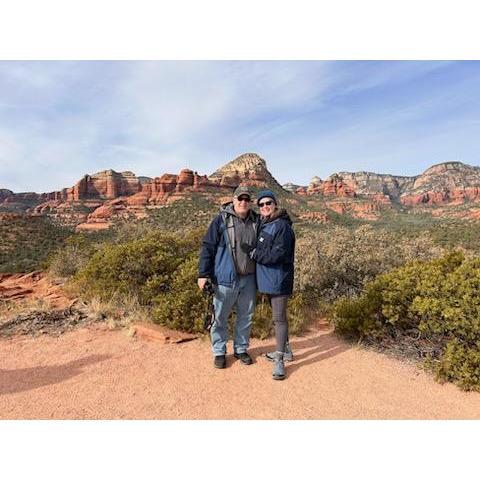 Hiking Sedona, AZ.