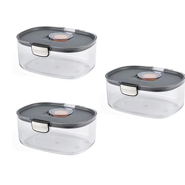 Progressive International ProKeeper+ Cookie/Baked Goods Multipurpose Airtight Stackable Food Storage Container (PKS-850 3- Piece set)