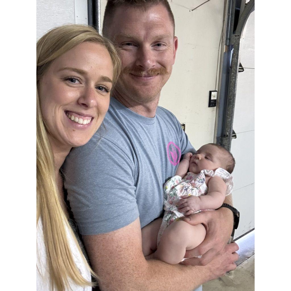 Holding Charlie!