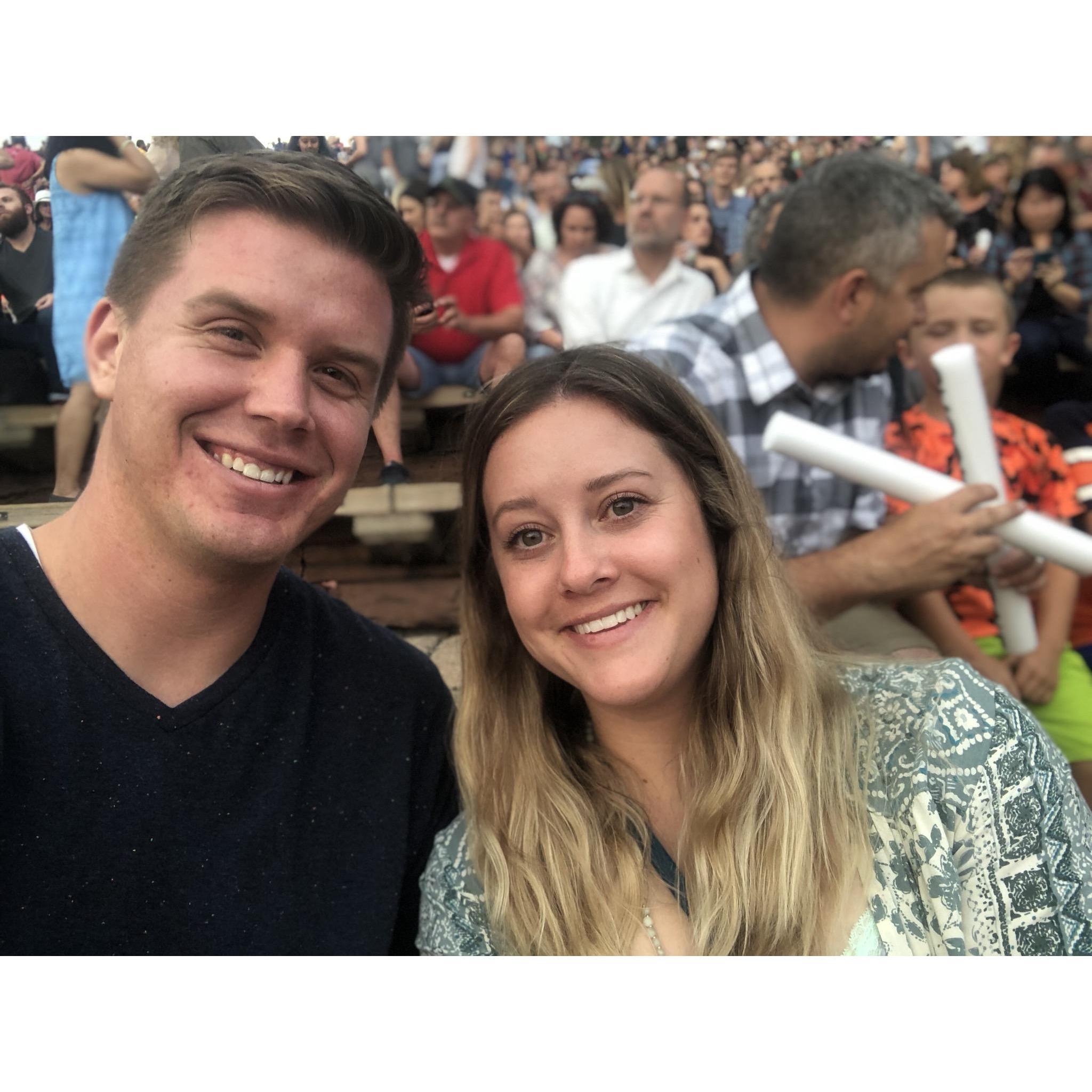 Imagine Dragons concert at Red Rocks! 2018