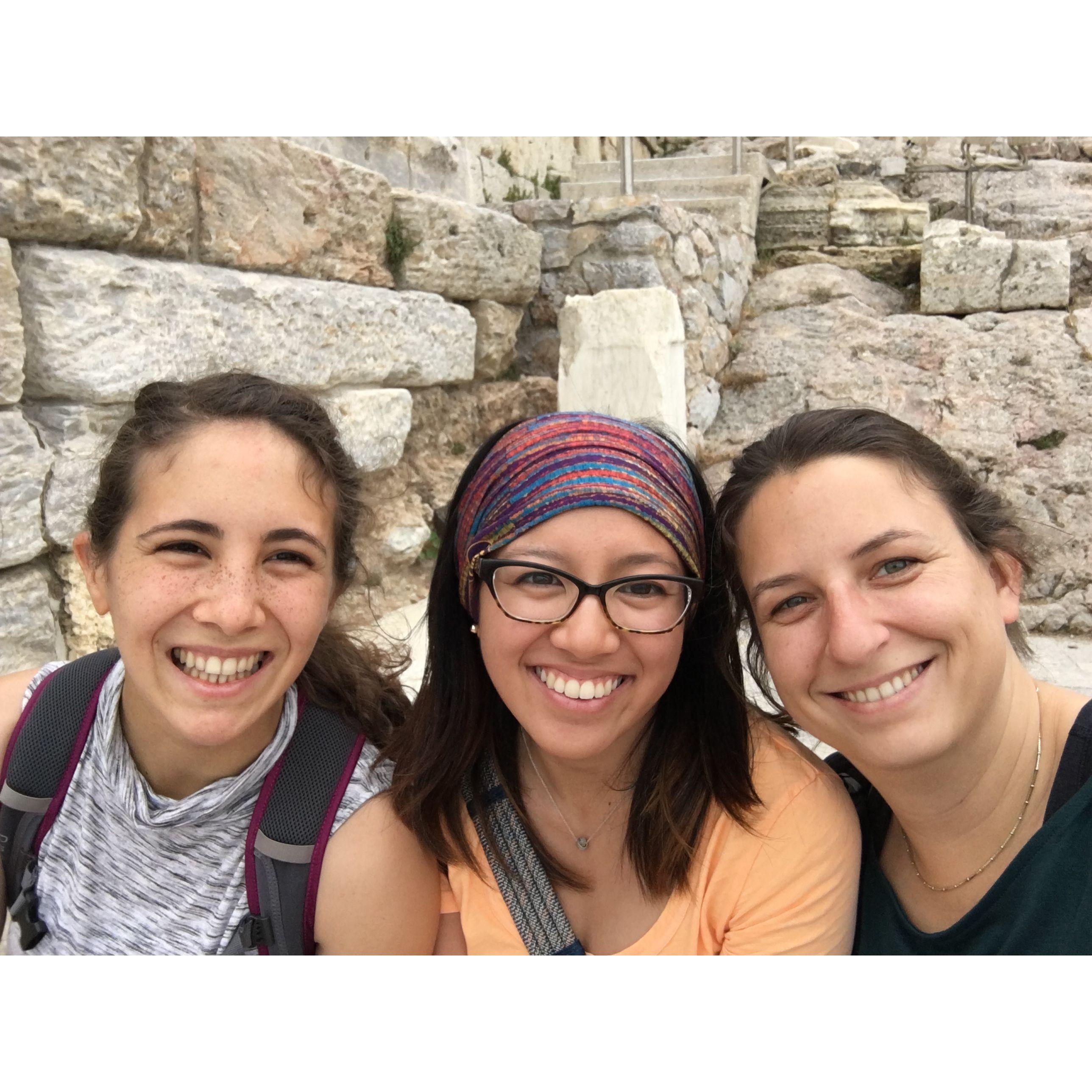 Adventures in Greece before Amie and Leila got together!