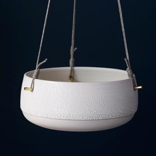 Shallow Pierced Hanging Planter