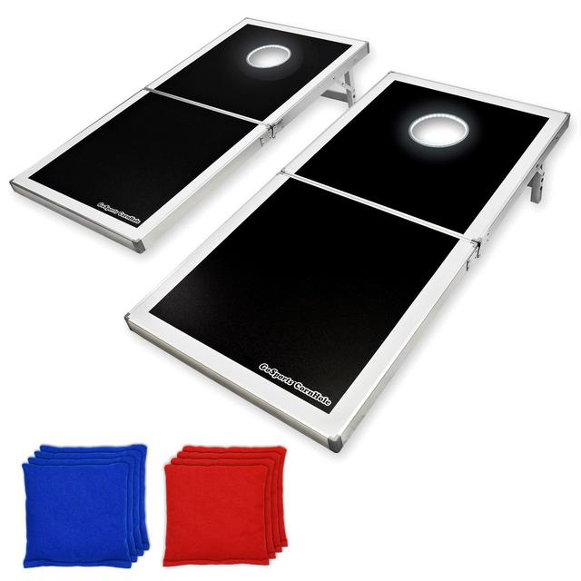 GoSports CornHole PRO Regulation Size Bean Bag Toss Game Set