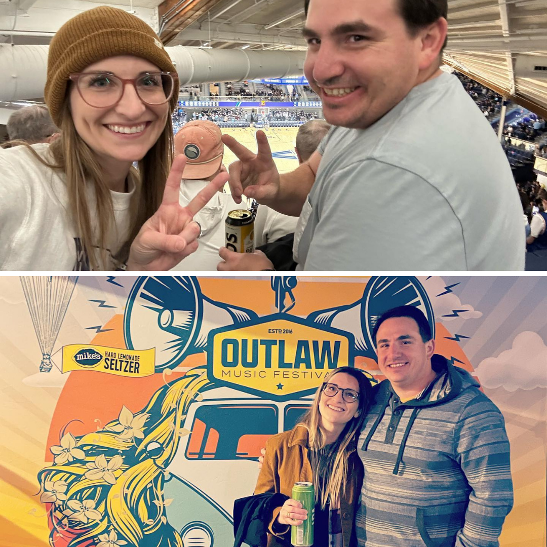 Villanova University, Villanova, PA & Outlaw Music Festival, Camden, NJ: Julie becomes a Villanova Wildcats fan and Travis becomes a Willie Nelson fan (just kidding).