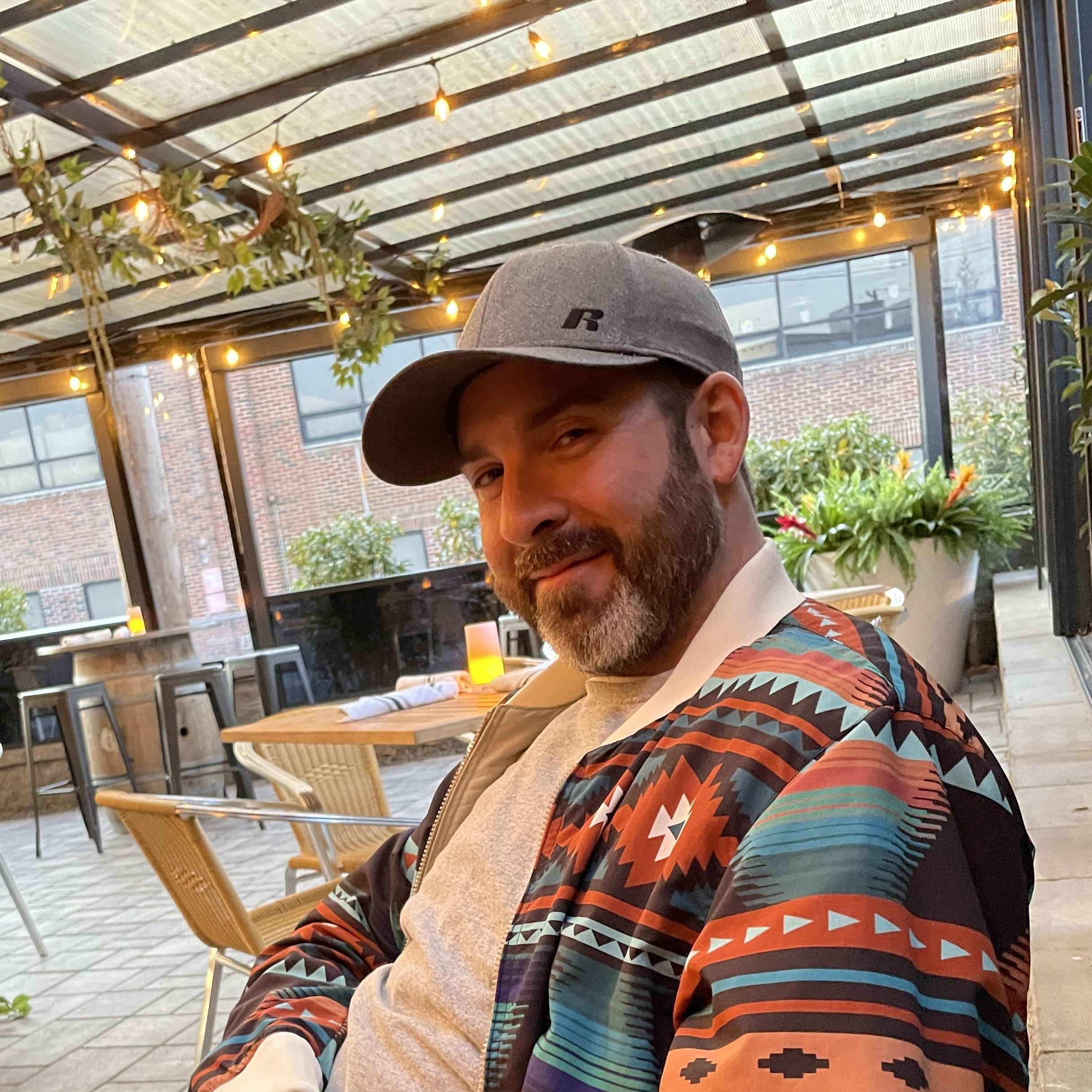 Through her eyes: the first photo Cal took of Garrett on a cute date night in NJ