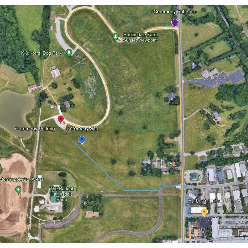 Ceremony/Reception Map!