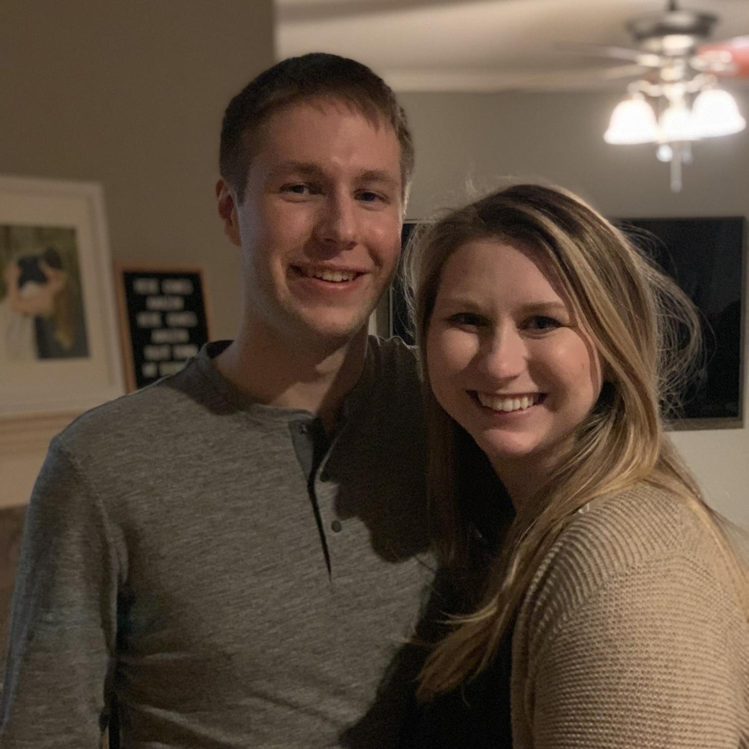 Our first photo together! New Year's Eve 2021
