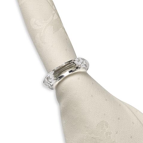 Clear Cut Square Napkin Ring