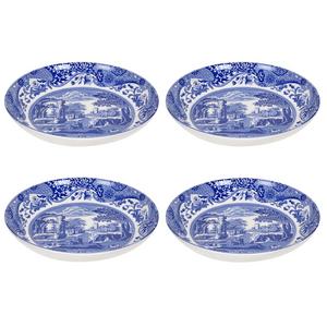 Spode Blue Italian Set of 4 Pasta Bowls