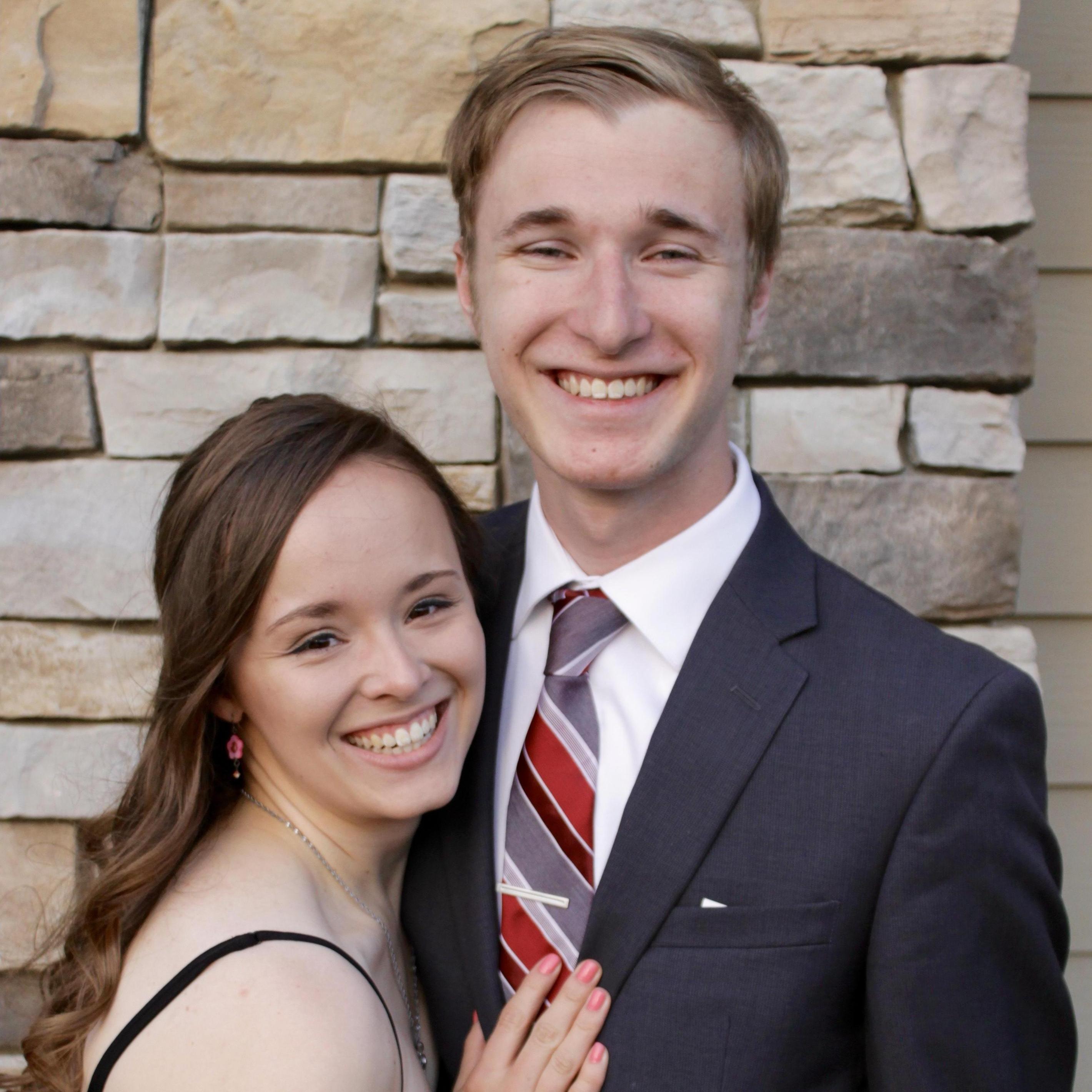 Chad's first visit to LU, just in time for our spring formal!