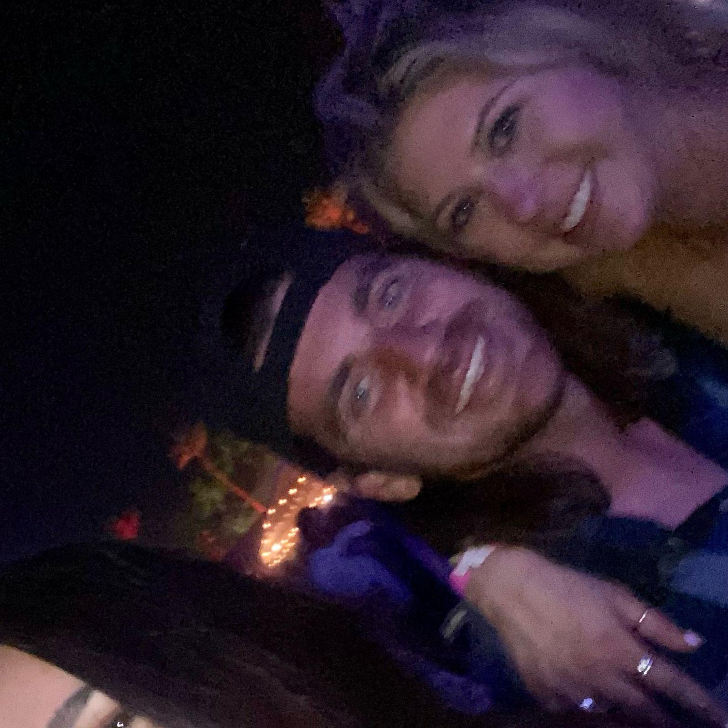 Our first picture together! This photo was taken during Thomas Rhett's set at Stagecoach 2022. We'd only known each other for about a day here but clearly had already hit it off.