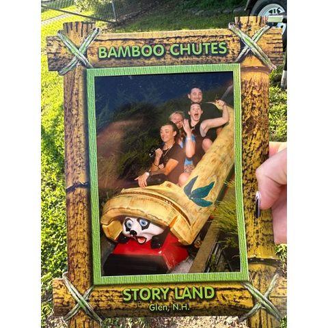 We celebrated our engagement at Story Land's "Nostalgia Night" following the proposal.