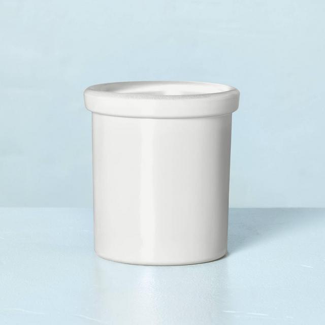 Colored Glass Salt Jar Candle Gray 6oz - Hearth & Hand™ with Magnolia
