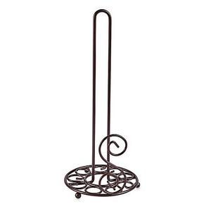 Home Basics® Scroll Paper Towel Holder in Bronze