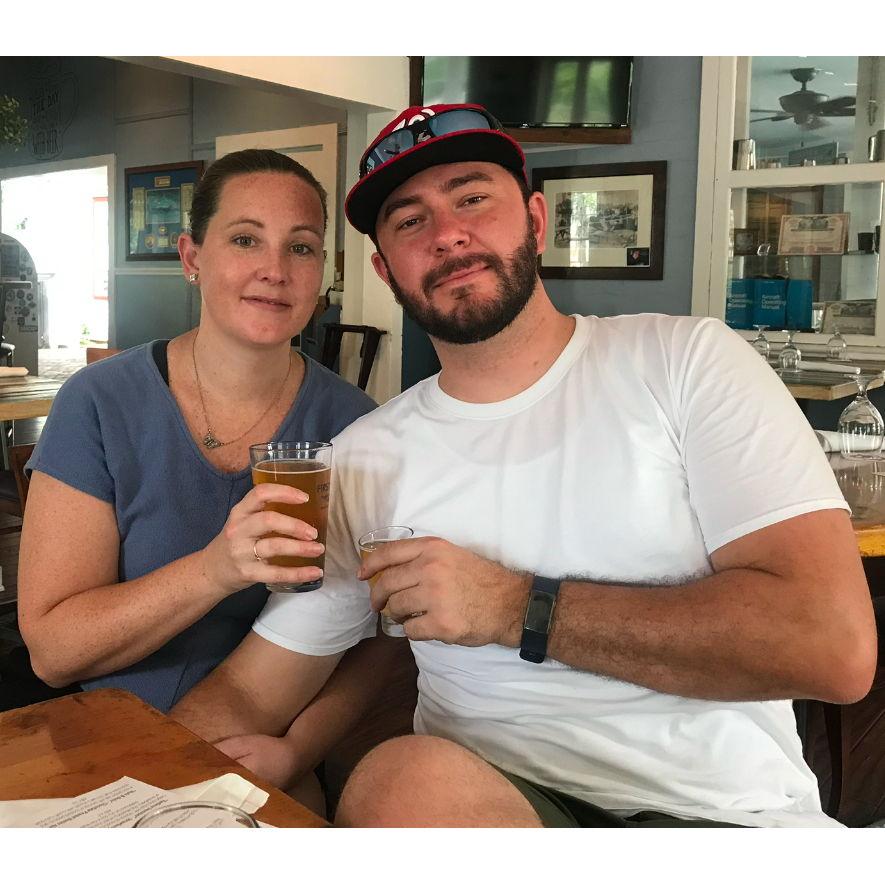 August 2020-  We road bikes around the streets of Key West and visited Breweries