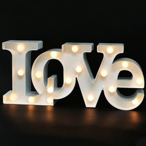 BRIGHT ZEAL HOME LED PRODUCTS LLC - BRIGHT ZEAL Wedding Decorations LED Marquee Sign LOVE (15.5" x 7" x 2" big, White, 6hr Timer) - LED Light up LOVE Letters and Illuminated Wedding Signs - Gift For Home Decor 30514