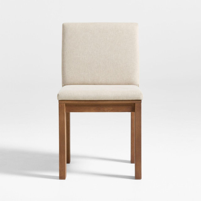 Terra Warm Brown Oak Solid Wood Dining Side Chair