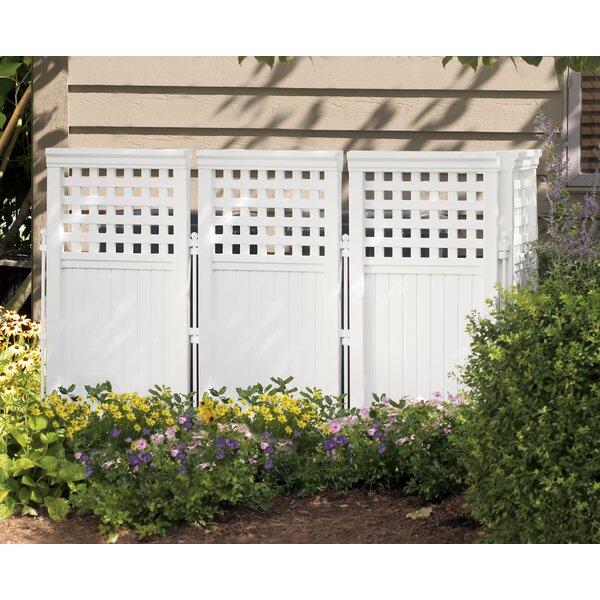 White 3.5 ft. H x 2 ft. W Outdoor Privacy Screen