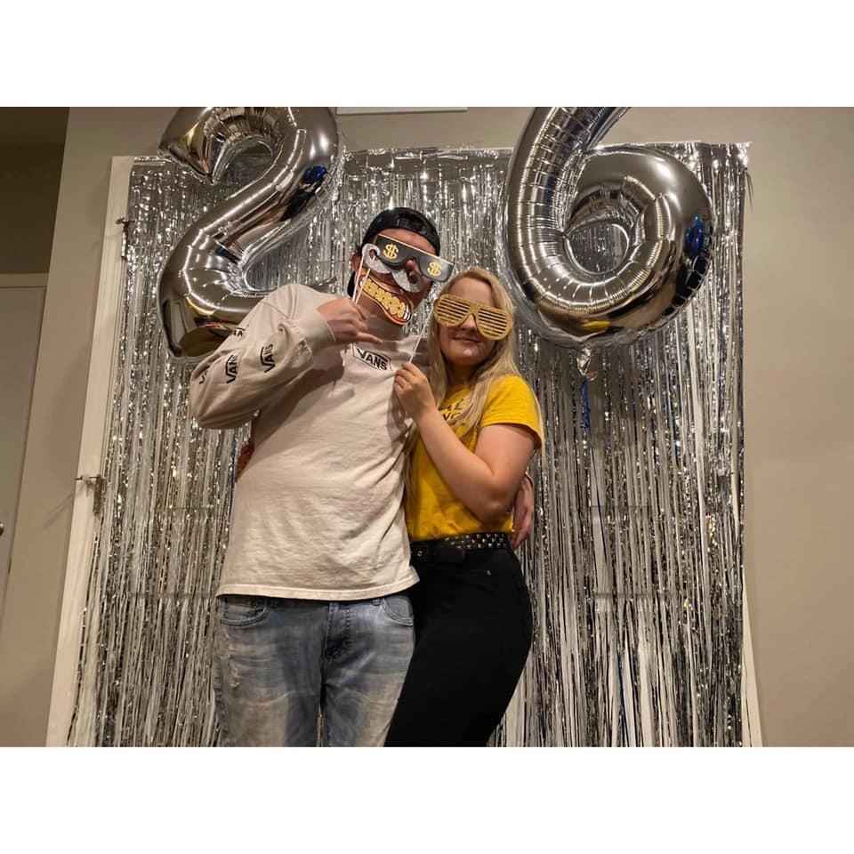 Celebrating a friend's birthday!