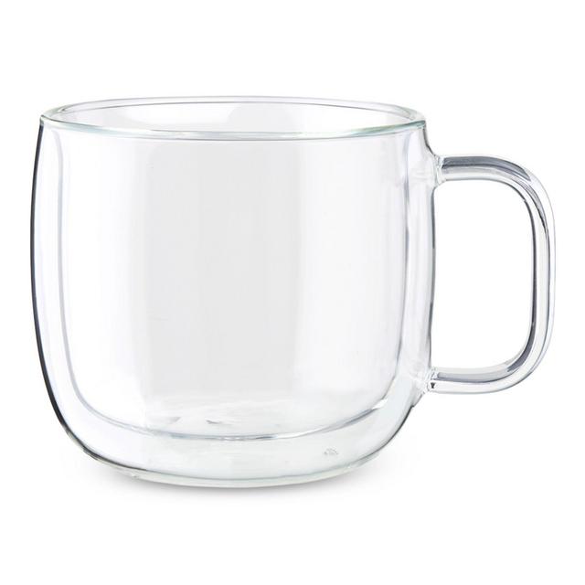 Zwiling J.A. Henckels Sorrento Plus Cappuccino Glass Mug, Set of 2