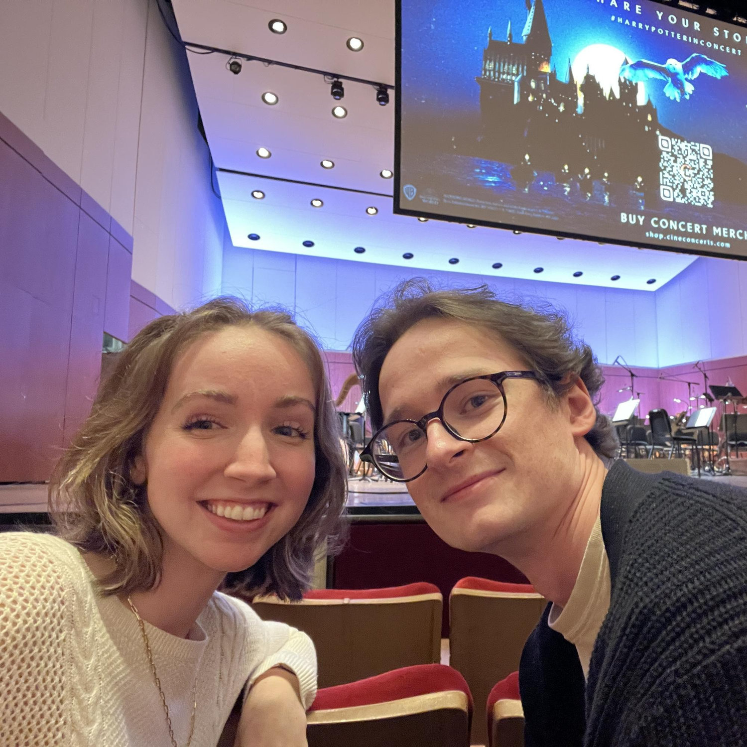Also Daniel's birthday, we saw Harry Potter with a live orchestra soundtrack
