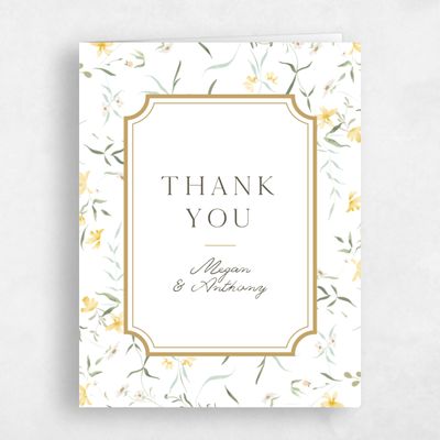 Dijon, White Wedding Thank You - Vasara Portrait