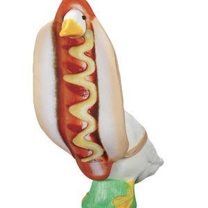 Fox Valley Traders Gaggleville Hot Dog Goose Outfit, Fits Large 23" H Statue