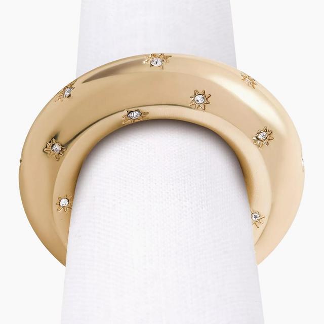 L'Objet Stars 4-Piece Napkin Ring Set