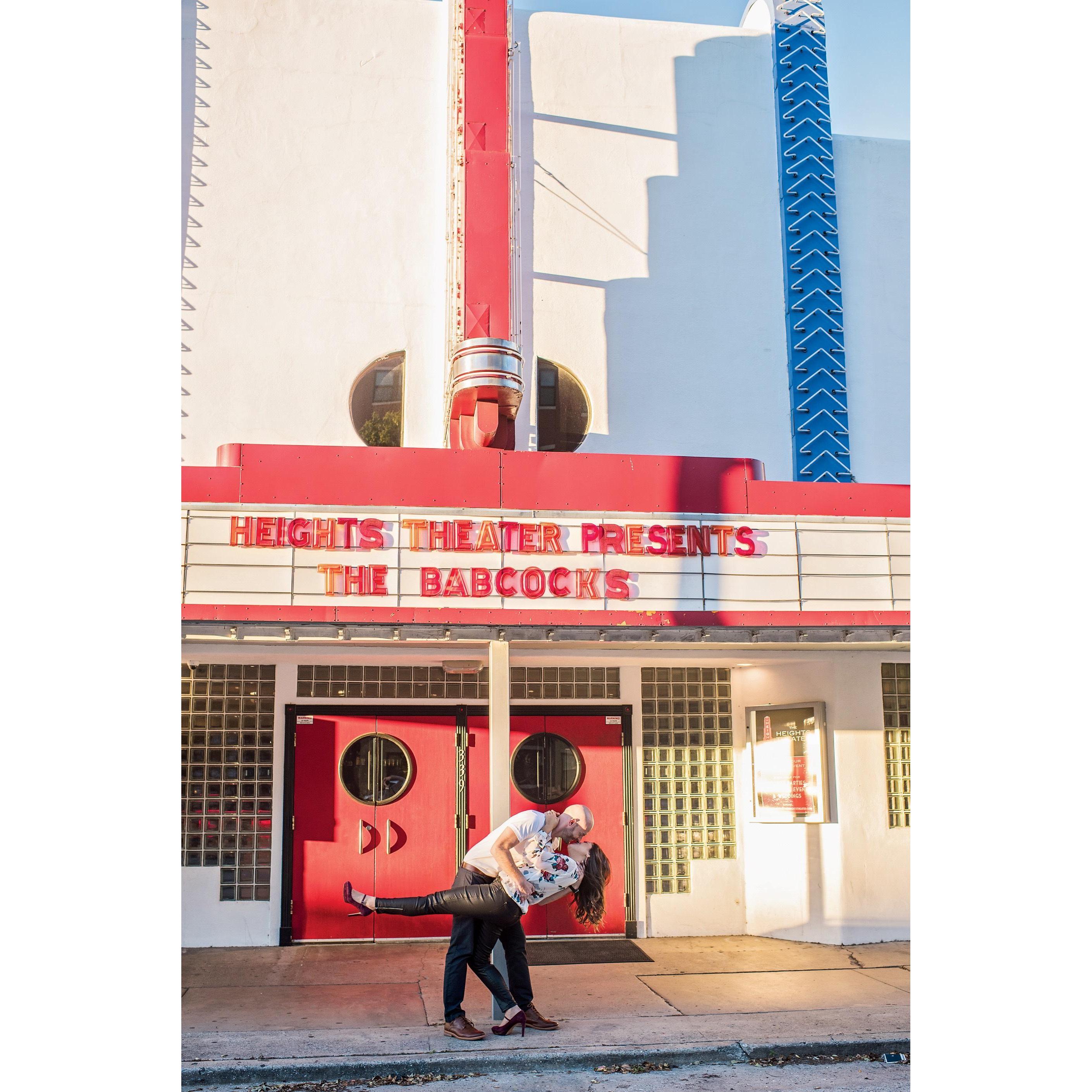 Engagement photo session.