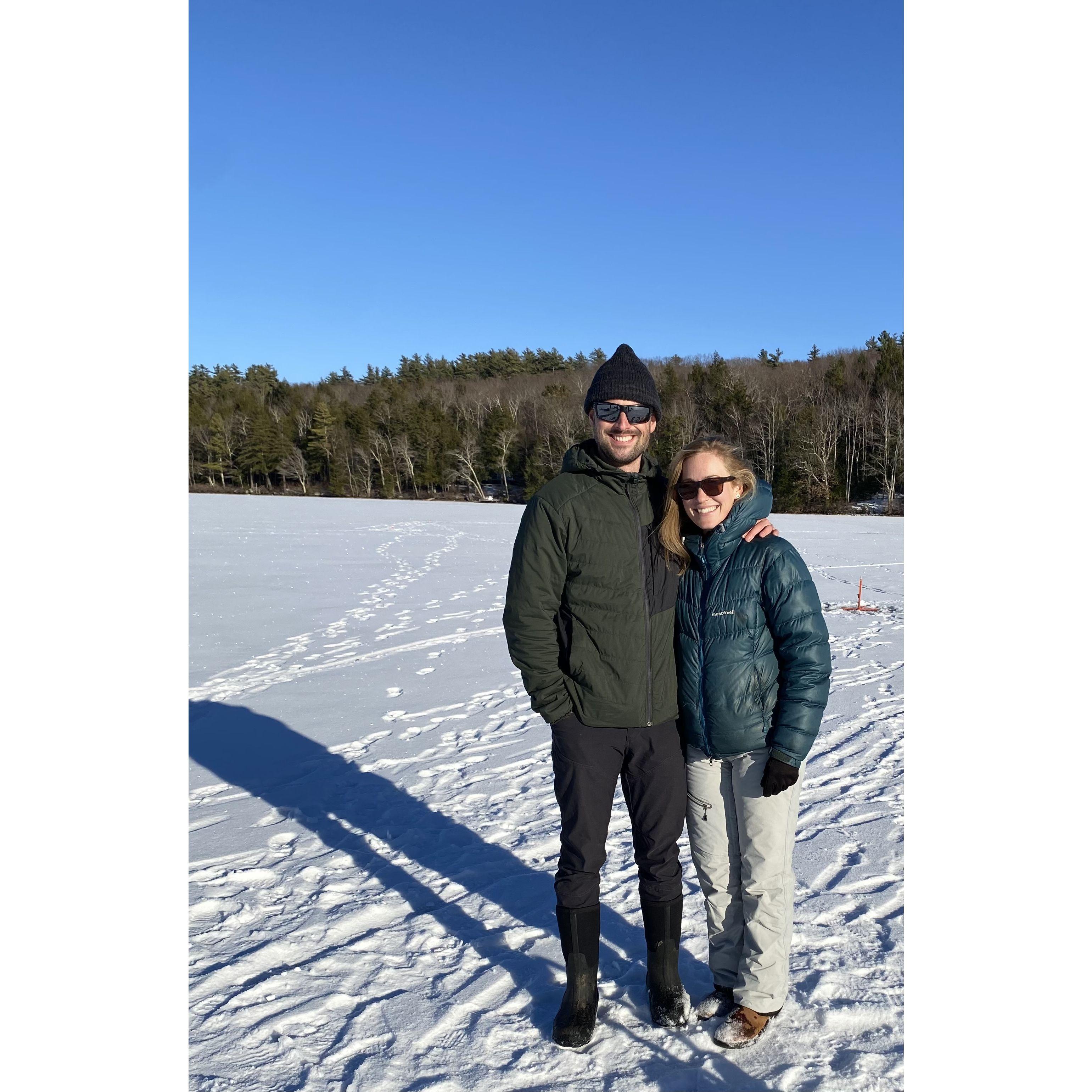 Ice Fishing in New Hampshire