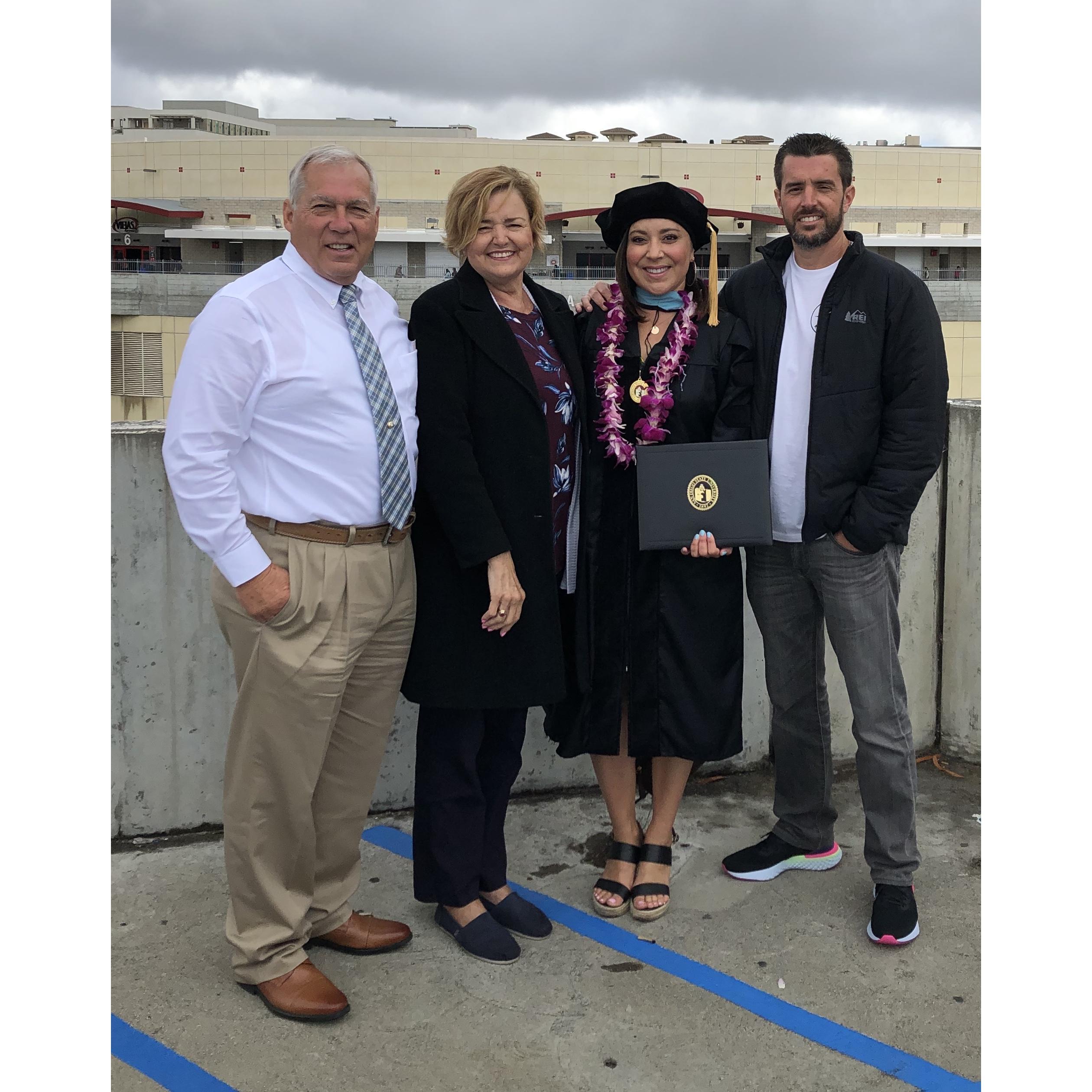 With Steve’s Mom, Joyce and Step Dad, Dan