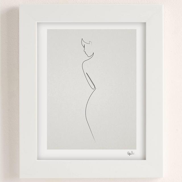 Quibe One Line Nude Art Print