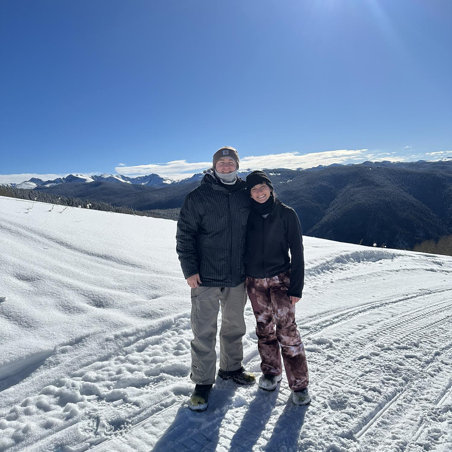Snowmobiling in Aspen, Colorado!