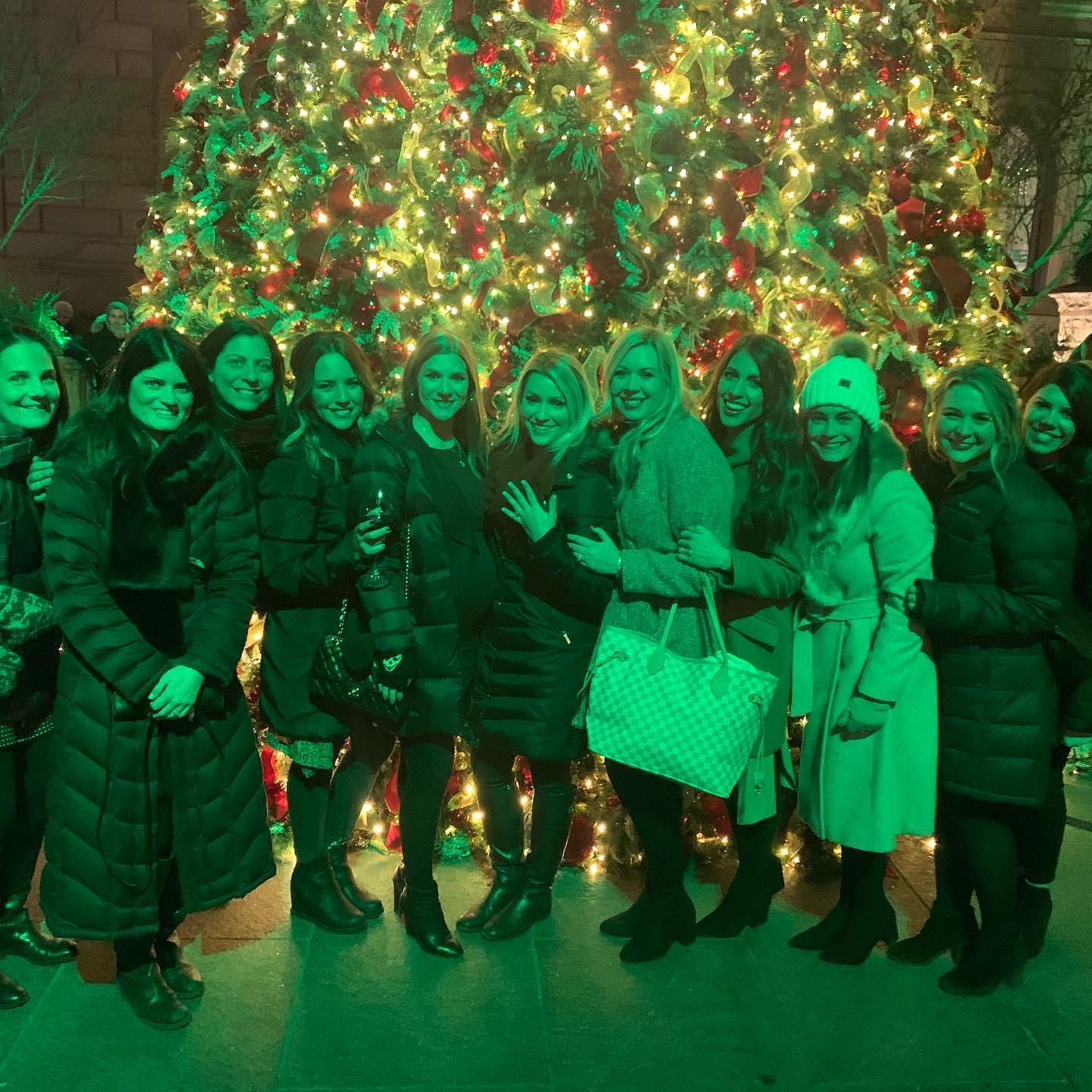 Still can't believe the amount of friends that were there in NYC to surprise us after we got engaged!