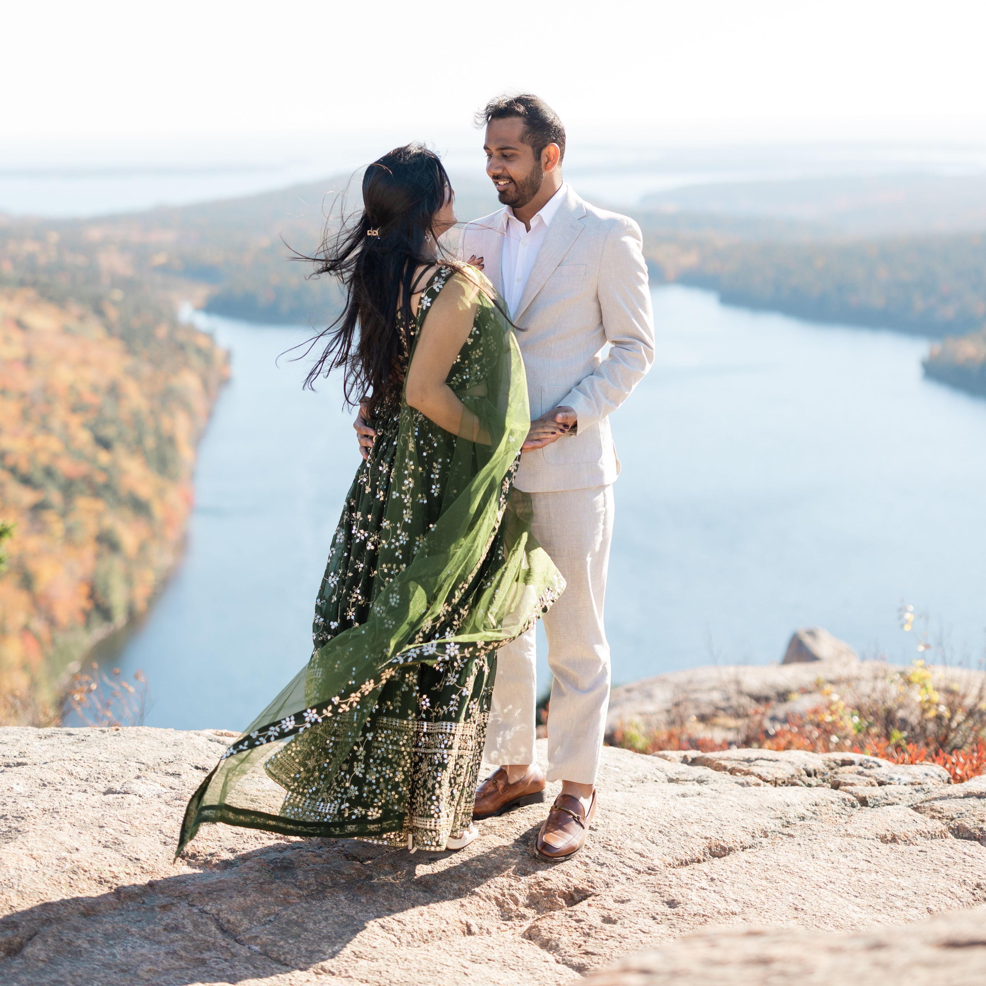 October 2023 | Acadia National Park for our pre-wedding photoshoot (Maine)