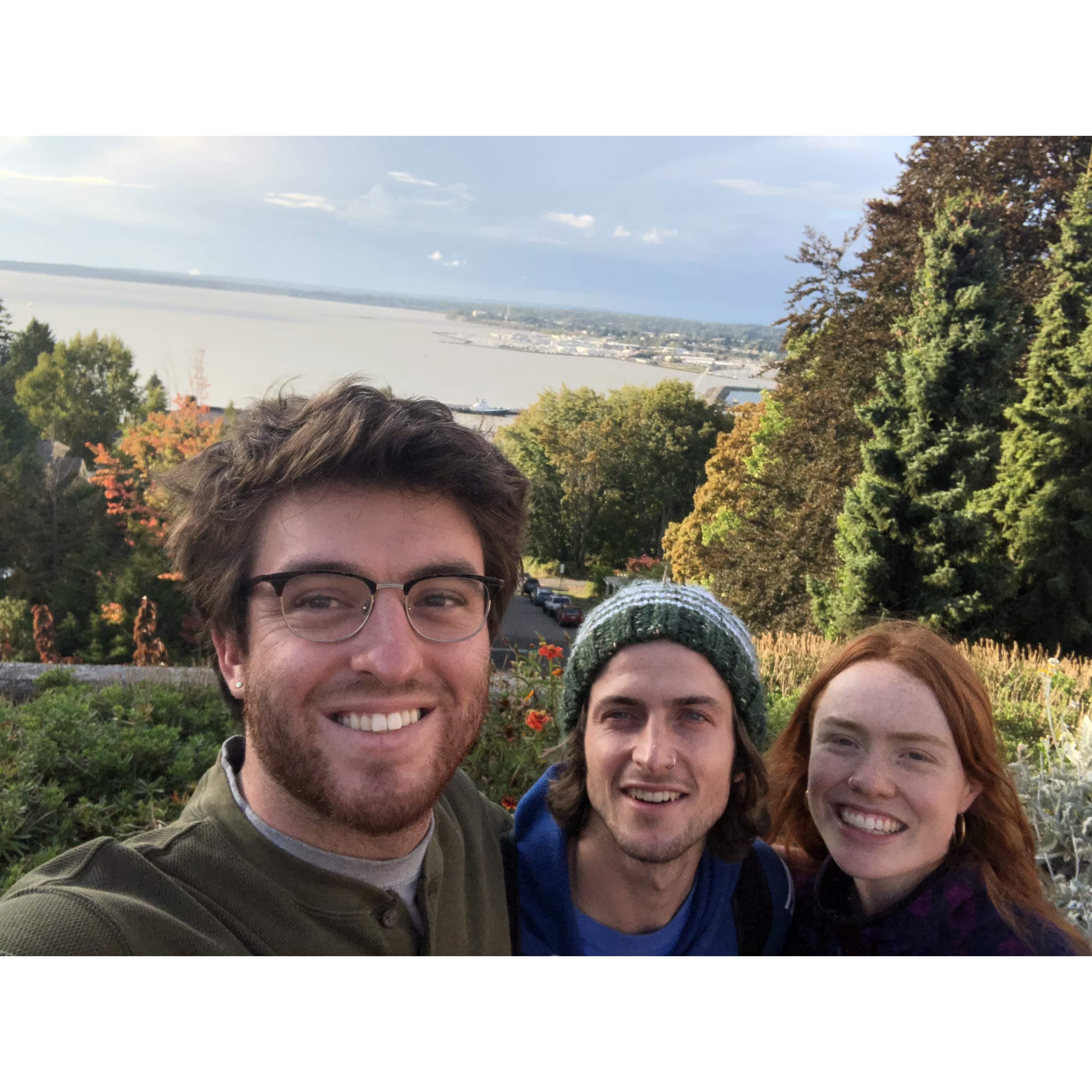 Fall 2021, Diego (Sam's good friend) came to visit us in Bellingham!