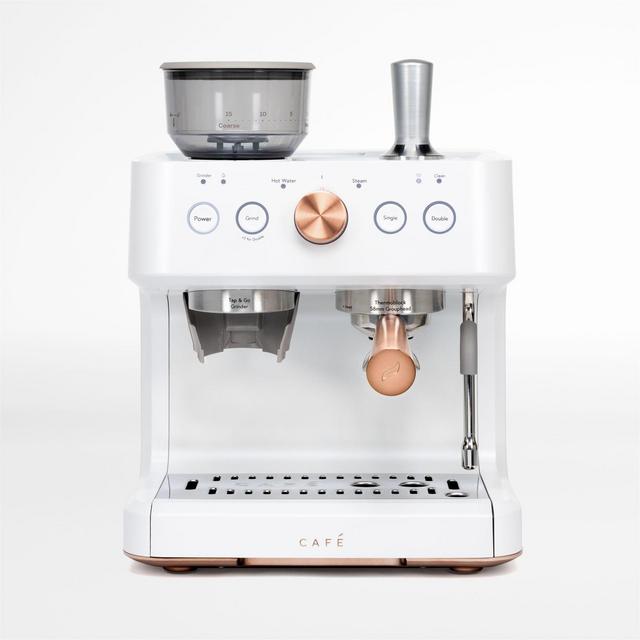 Café™ Matte White Bellissimo Semi-Automatic Espresso Machine