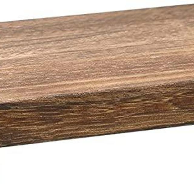 Milki Wood Pedestal Tray for Kitchen or Bathroom | Wood Soap Tray | Wood Stand for Display | Farmhouse Wood Pedestal Stand | Decor Footed Tray | Brown Decorative Wood Riser for Soap, Dispenser, Towels