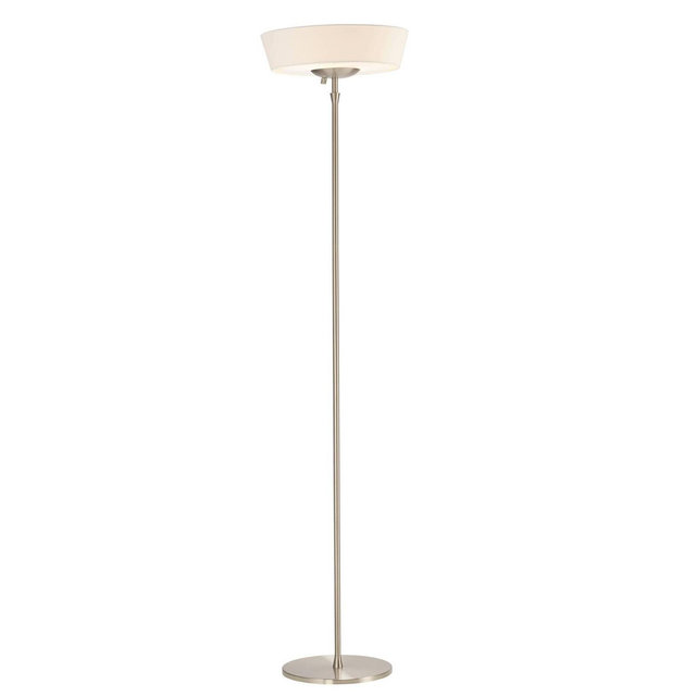 Adesso Harper Floor Lamp - Silver