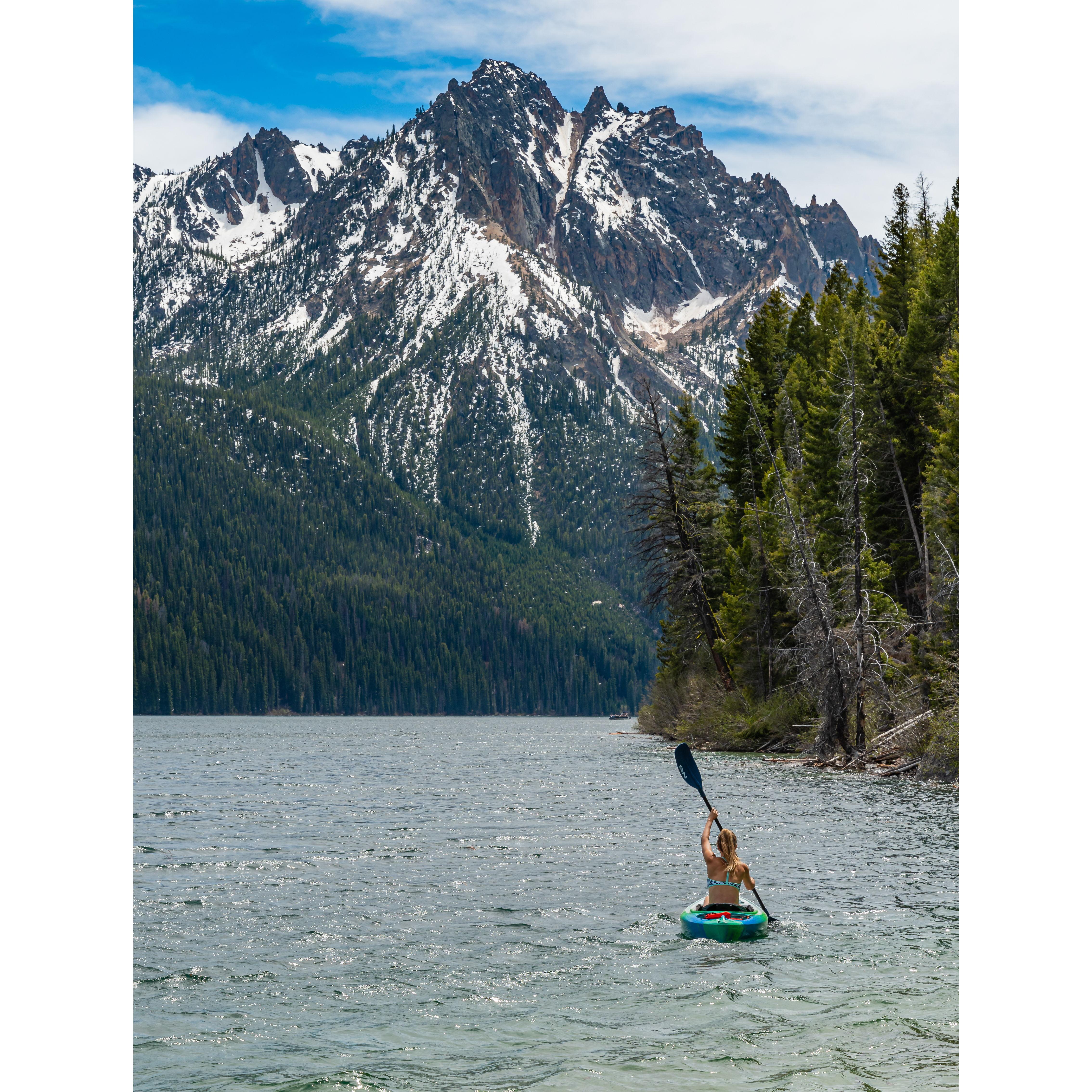 Kayaking at Redish Lake